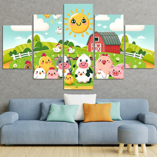 Frolicsome Farm Friends One-piece Frames