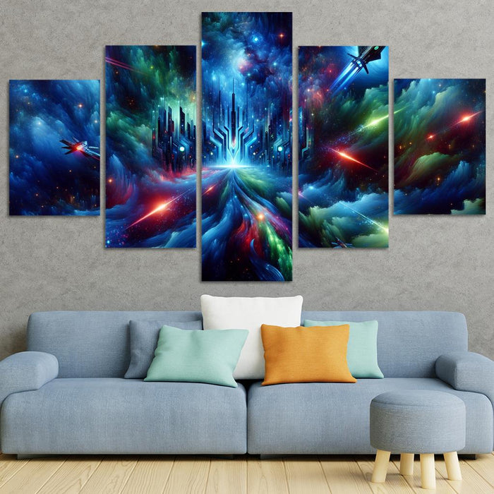 Star Wars Galactic Adventure Multi-panel Paintings