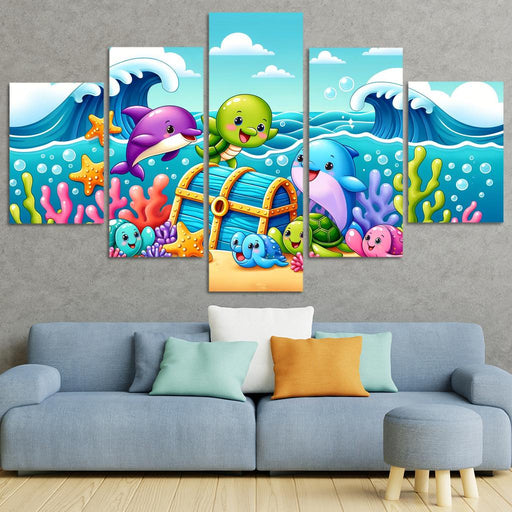 Undersea Treasure Hunt Premium Artwork Frames