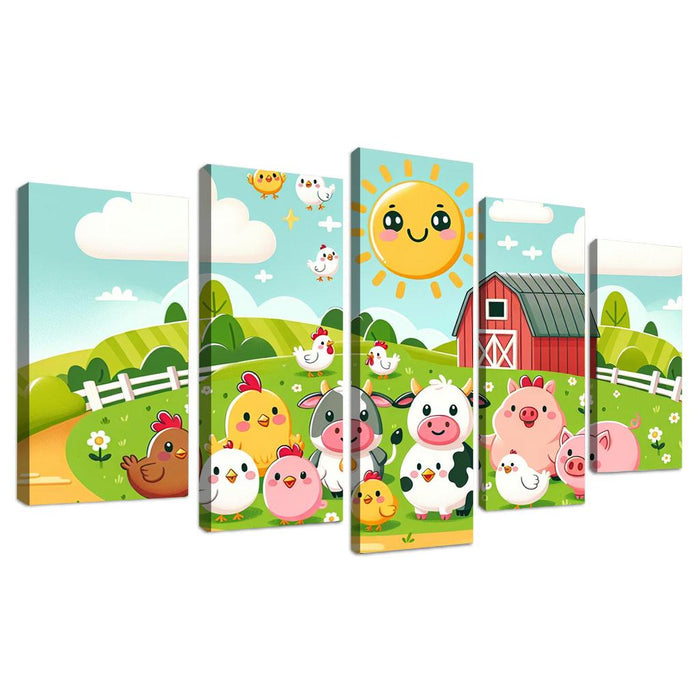 Frolicsome Farm Friends One-piece Frames