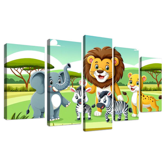 Adventure With Adventurous Animals One-piece Frames