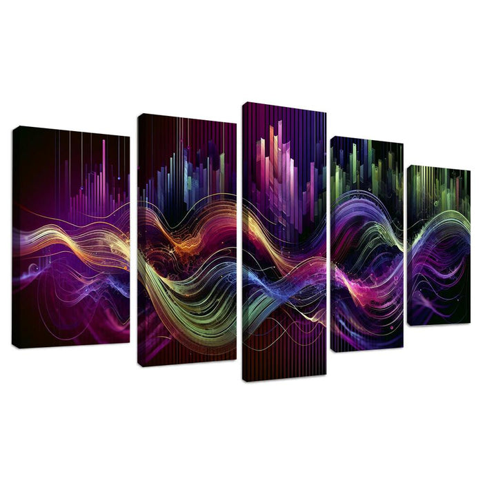 Musical Echoes Harmony Canvas Paintings Frame