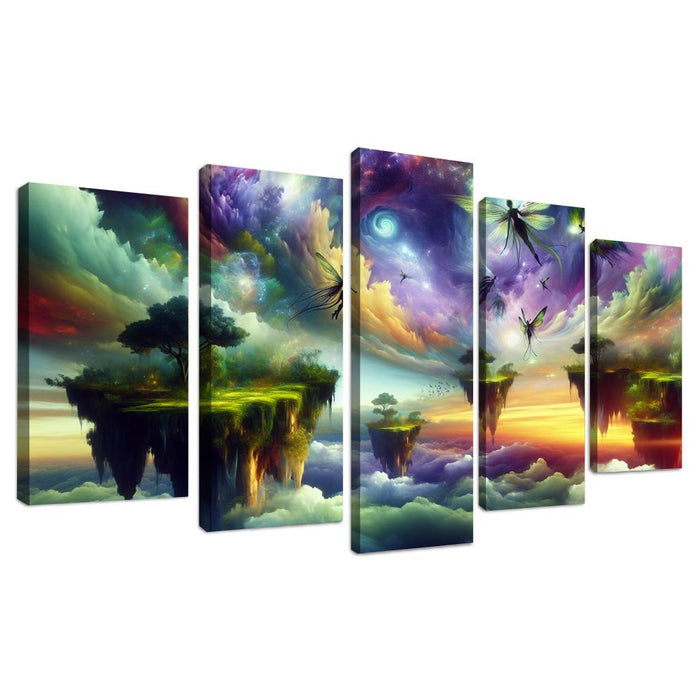 The Aetherium Realm A Dimension Of Endless Skies Premium Artwork Frames