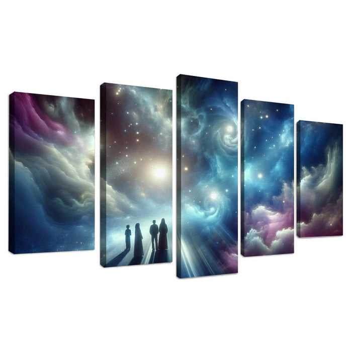 Celestial Reflections Of Existence Oil Paintings Frame