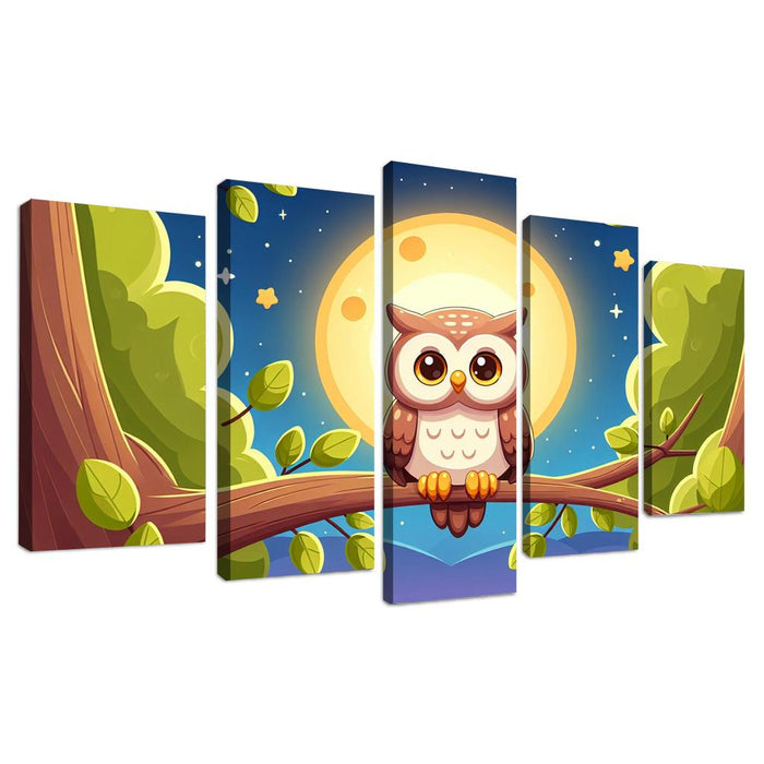 Adventure Owl Modern Paintings Frame