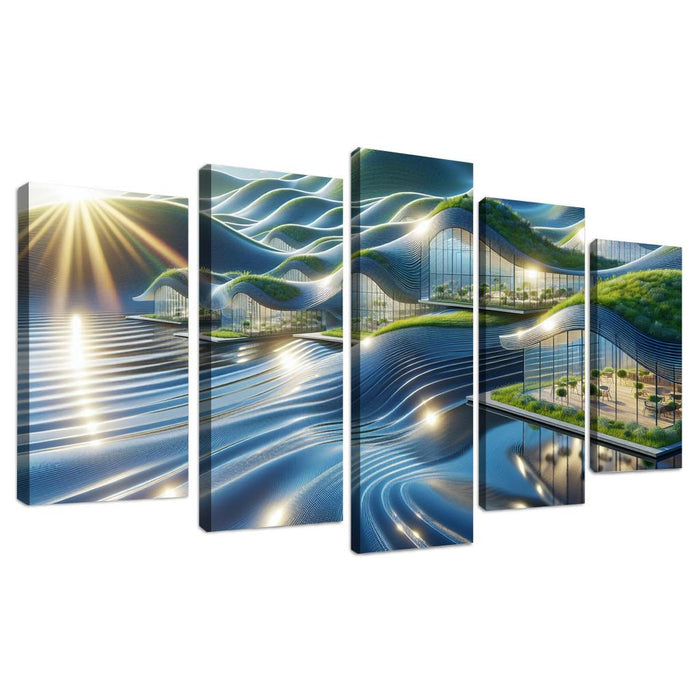 Solar Wave Housing Custom Paintings Frame