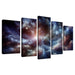 Whispers Of The Cosmic Veil Multi-panel Paintings