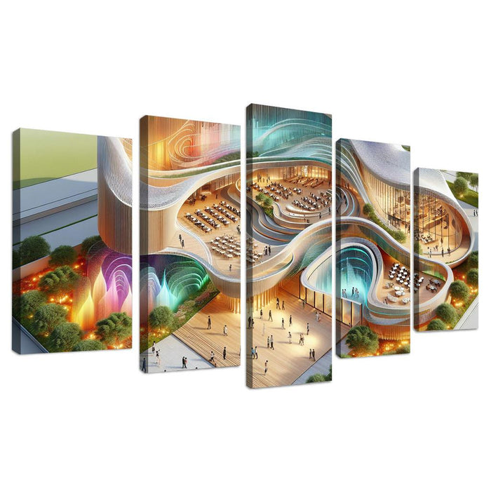 Harmonic Sound Structures Custom Paintings Frame