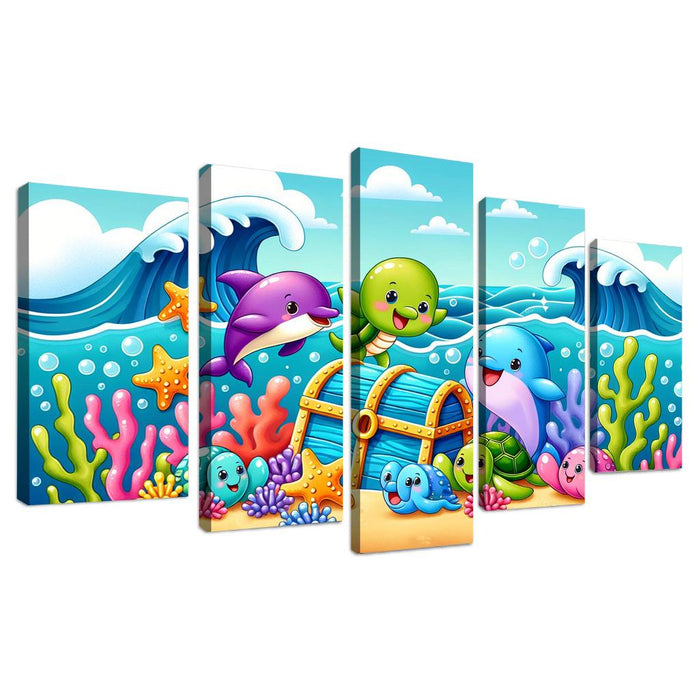 Undersea Treasure Hunt Premium Artwork Frames