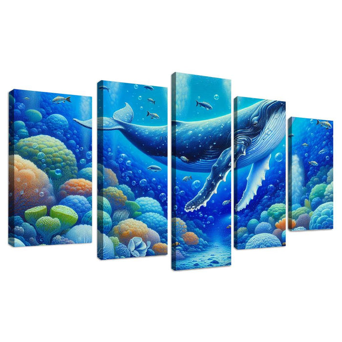 Whale Communication The Songs Of The Deep Oil Paintings Frame