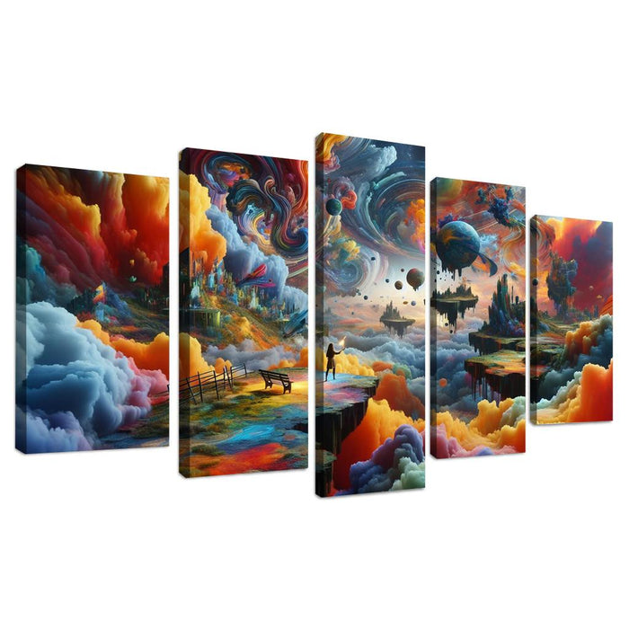 Elysium Of Possibilities Multi-panel Paintings