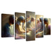 Euphoria Of Silent Dialogues Oil Paintings Frame