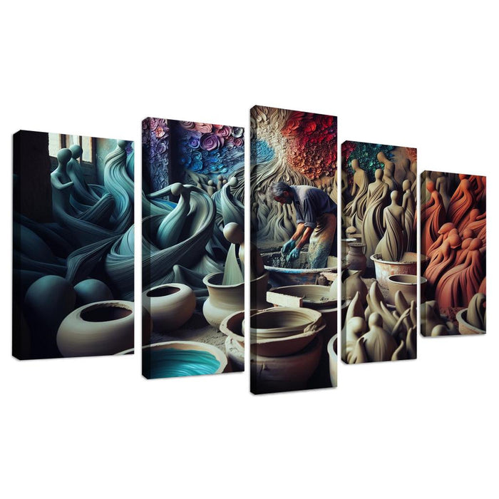 Sculpting Whispers Of The Soul Oil Paintings Frame