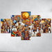 Cultural Mosaic Celebrating Diversity Through Art Multi-panel Paintings