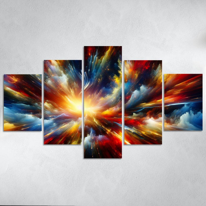 Dragon Ball Z Energy Burst Canvas Paintings Frame