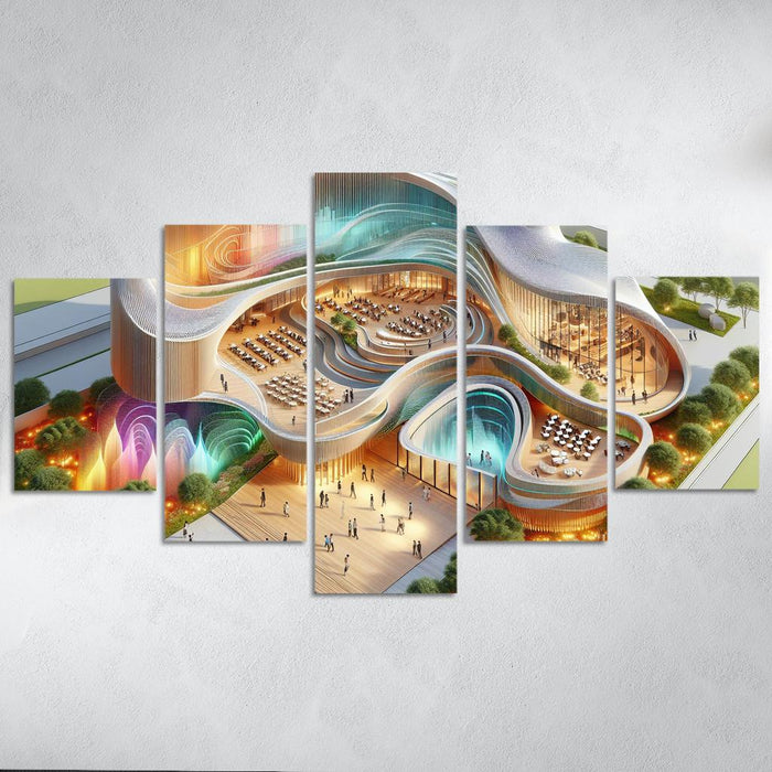 Harmonic Sound Structures Custom Paintings Frame