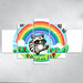 Rainbow Raccoon Modern Paintings Frame