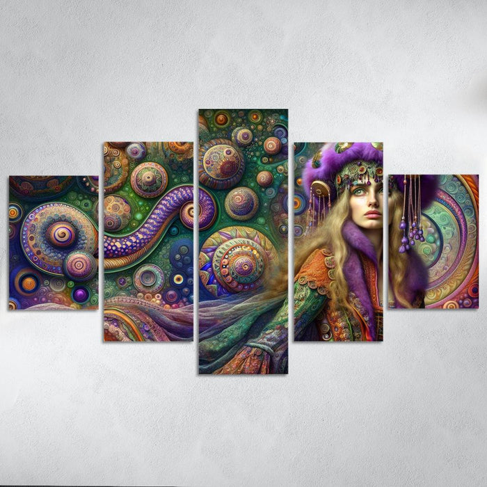 Bohemian Dreamscape Canvas Paintings Frame