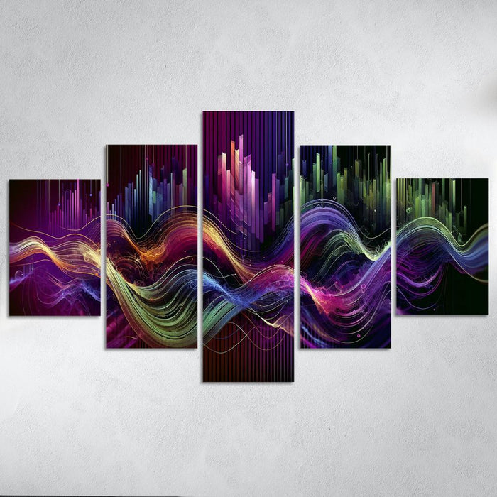 Musical Echoes Harmony Canvas Paintings Frame