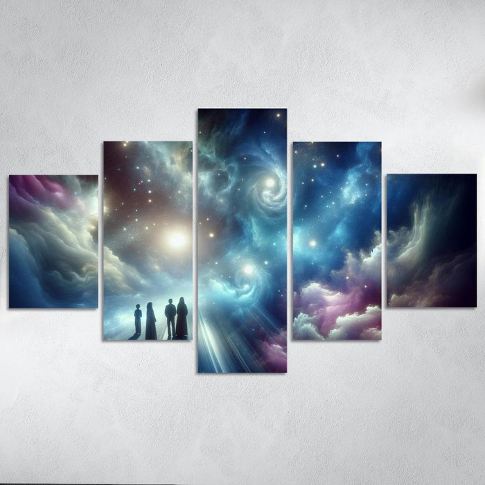 Celestial Reflections Of Existence Oil Paintings Frame