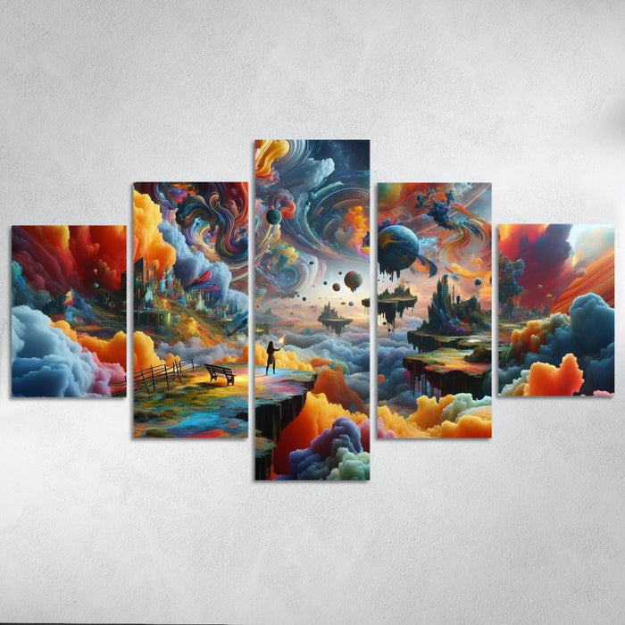 Elysium Of Possibilities Multi-panel Paintings