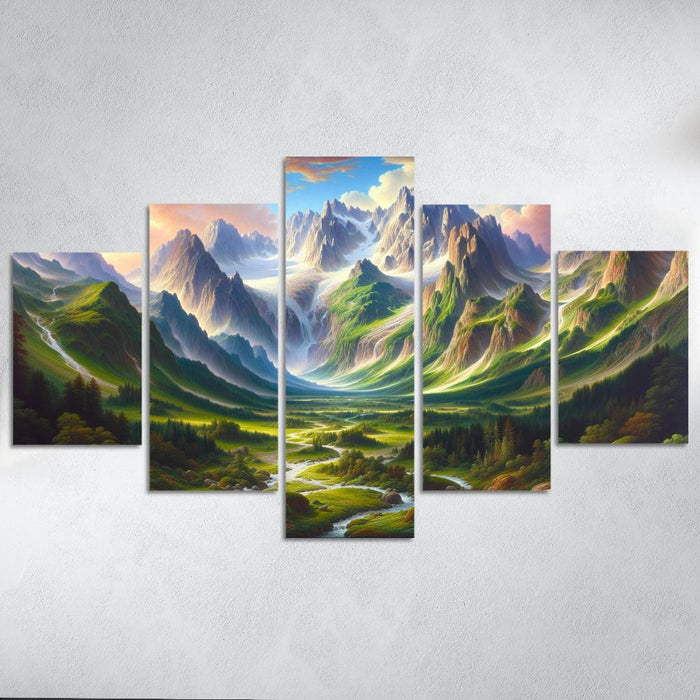 Mountain Melody Multi-panel Paintings