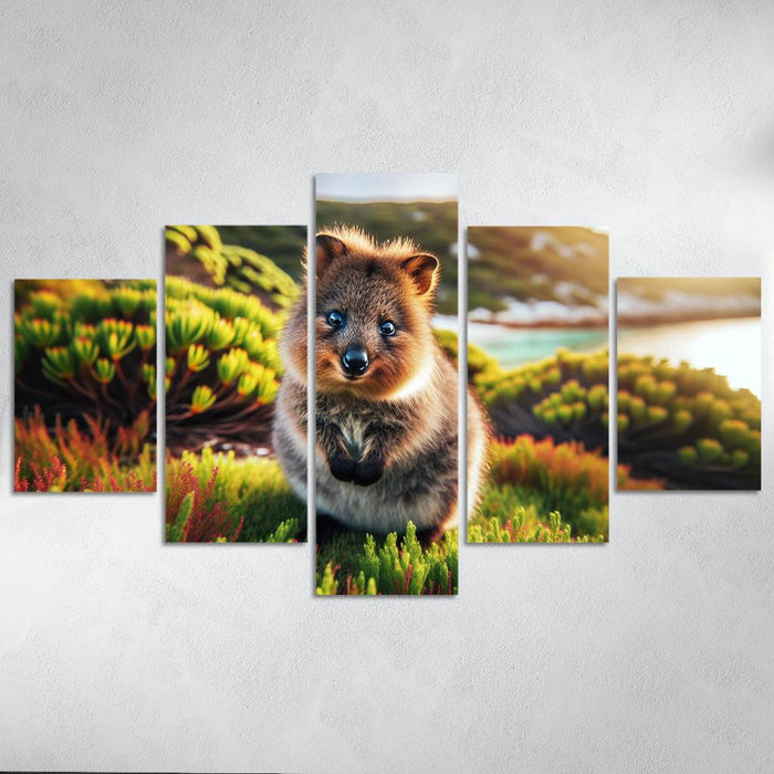 The Secret Lives Of Quokkas The World's Happiest Animals Oil Paintings Frame