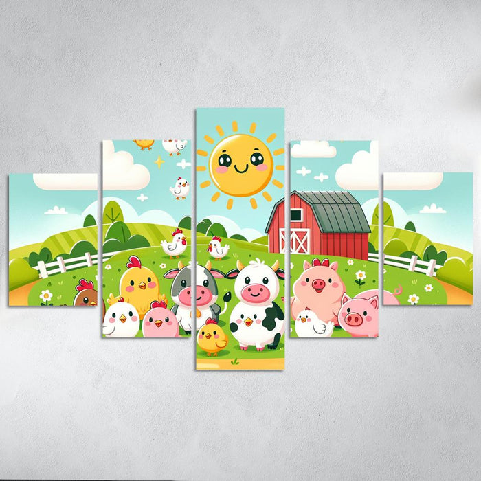 Frolicsome Farm Friends One-piece Frames