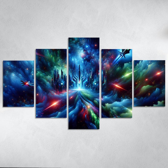 Star Wars Galactic Adventure Multi-panel Paintings