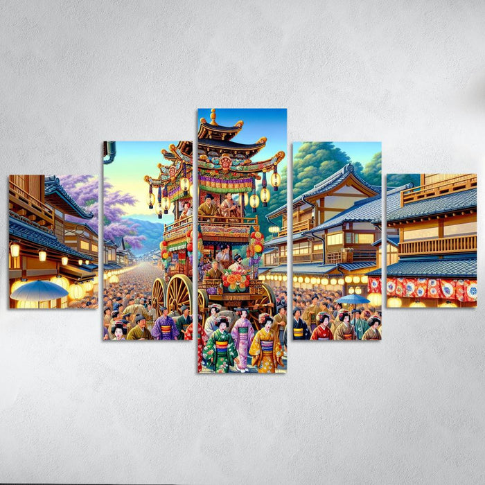 Gion Matsuri - Kyoto Modern Paintings Frame