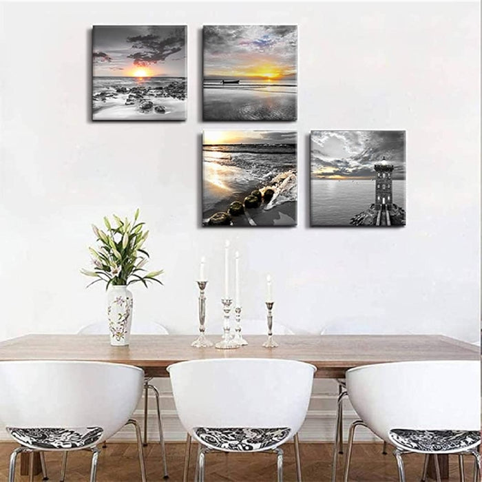 Bathroom Wall Art Canvas Prints Set Of Three