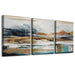 Abstract Mountain Forest Landscapes Canvas Wall Art Set