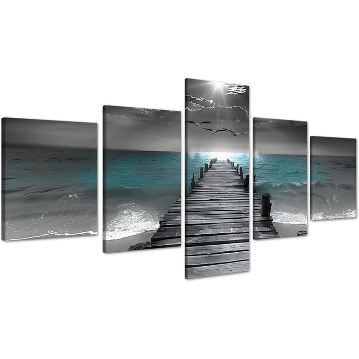 5 Pieces Canvas Modern Painting Artwork