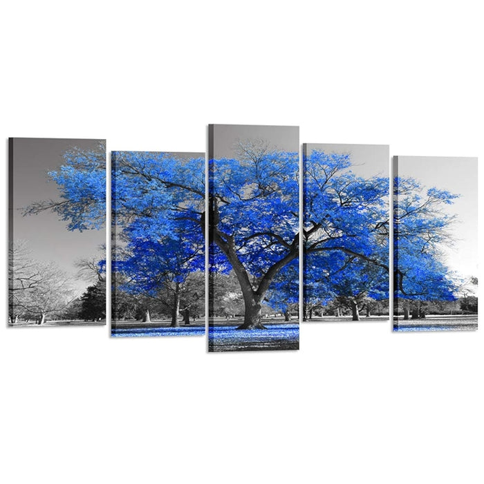 Canvas Print Wall Art Painting Contemporary Tree In Black And White