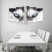 Modern Large Canvas Butterflies Wall Art Set