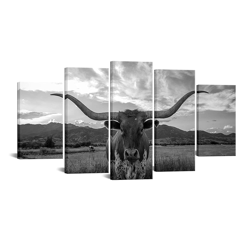 Texas Animal Canvas Wall Art Set