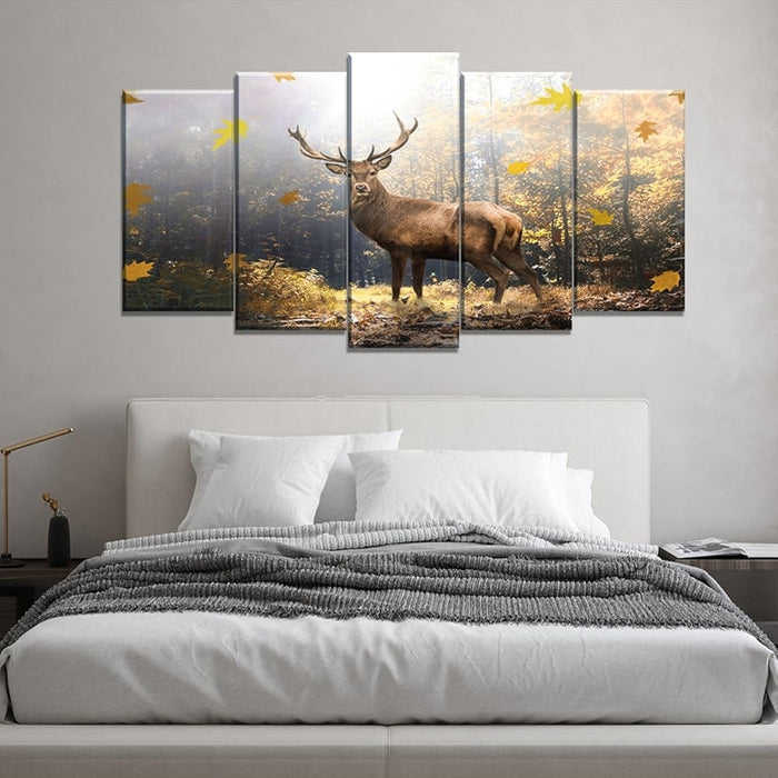 Modern Large Canvas Butterflies Wall Art Set