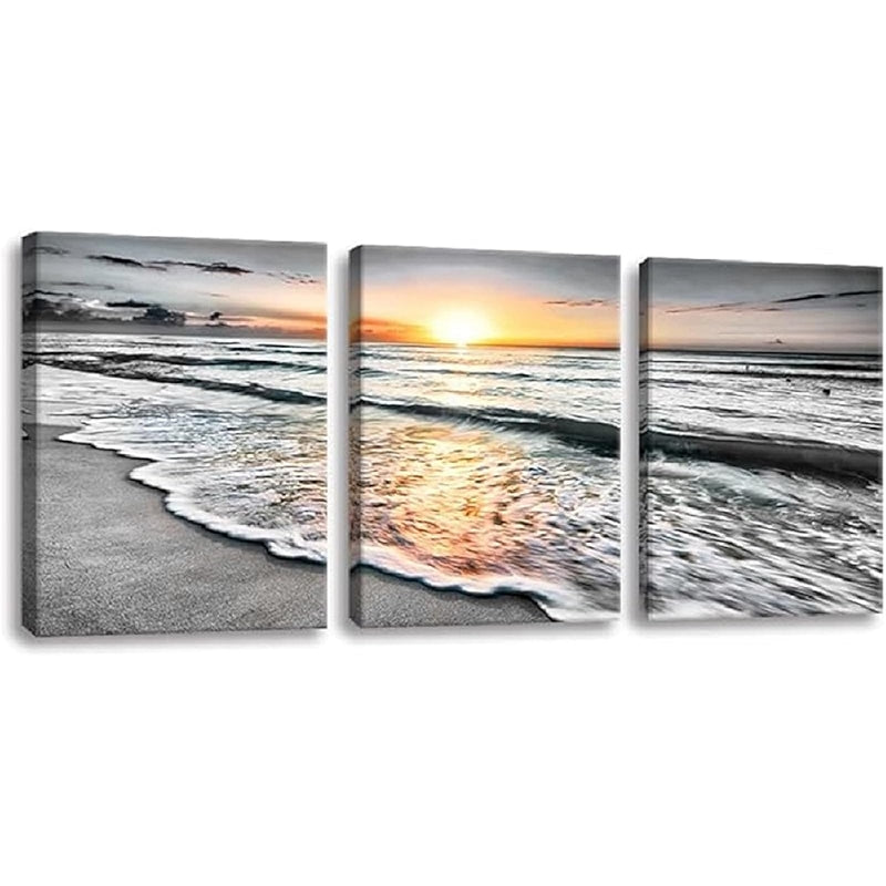 Bathroom Wall Art Canvas Prints Set Of Three