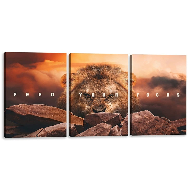 Inspirational Wall Art Canvas Set For Motivation And Success