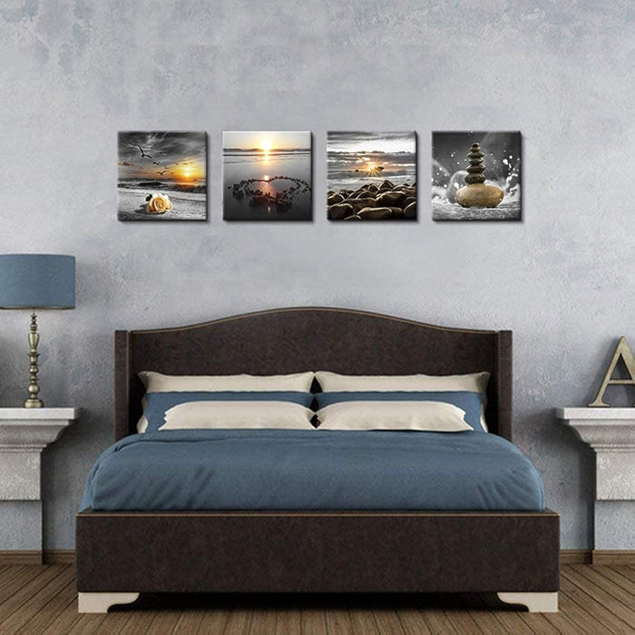 Bathroom Wall Art Canvas Prints Set Of Three