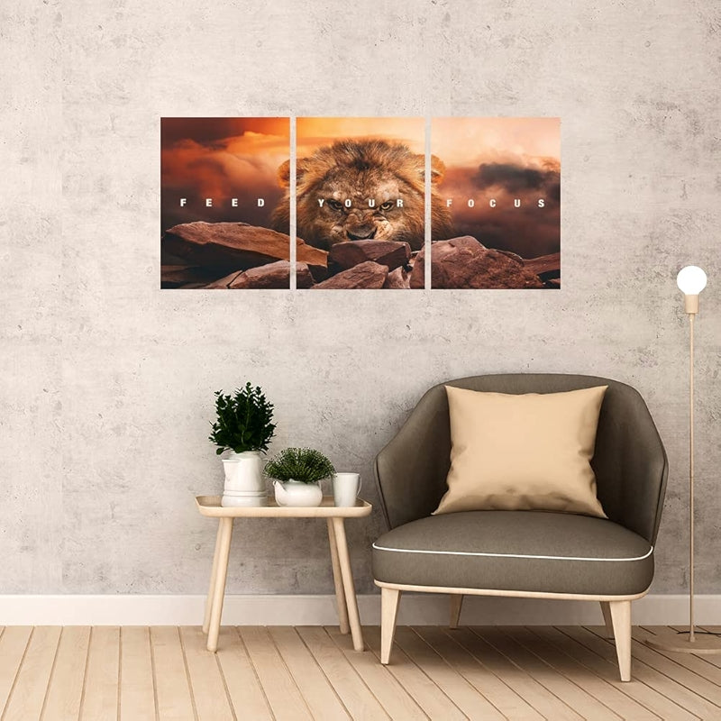 Inspirational Wall Art Canvas Set For Motivation And Success