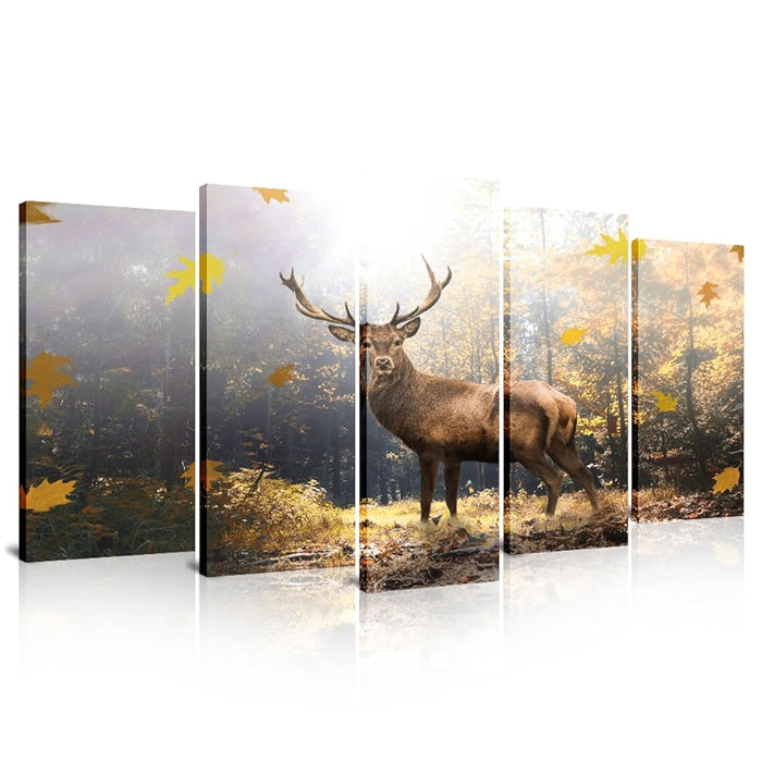 Modern Large Canvas Butterflies Wall Art Set