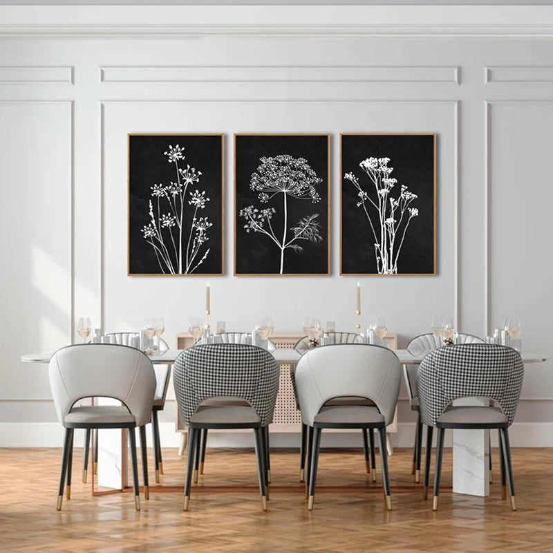 Neutral Botanical Plant Canvas Art Set Of Six