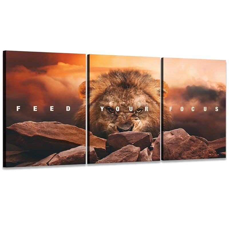 Inspirational Wall Art Canvas Set For Motivation And Success