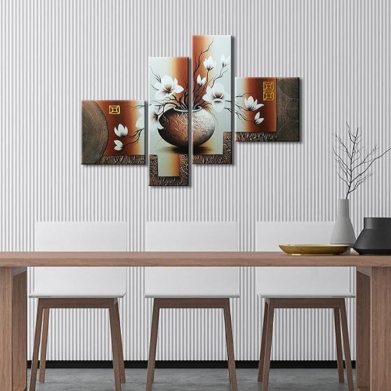 Decorative Floral Canvas Artwork Set