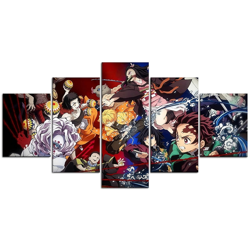 Japanese Anime Poster Set Canvas Wall Art For Home Decor