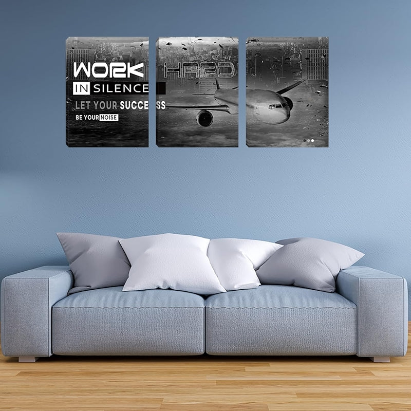 Inspirational Wall Art Canvas Set For Motivation And Success