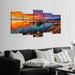 Large 5 Piece Canvas Prints Candy Skies Lake Tahoe Wall Art