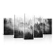 Foggy Forest Canvas Wall Art Set For Home Decor