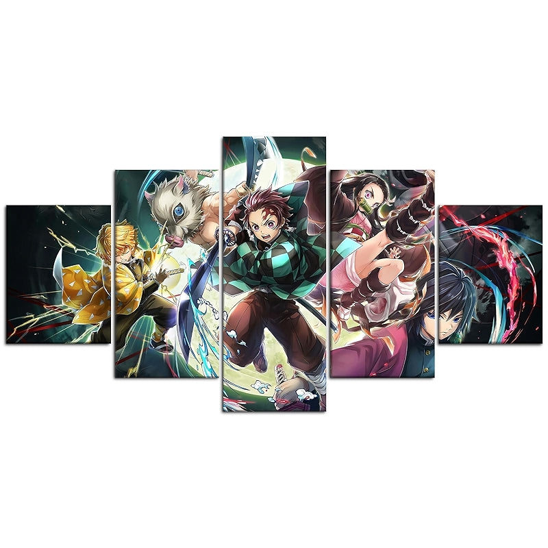 Japanese Anime Poster Set Canvas Wall Art For Home Decor